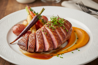 Gebraden eendenborst