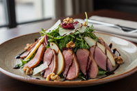 Gerookte eendenborstsalade