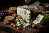 Stevige kaasplank met blauwschimmel
